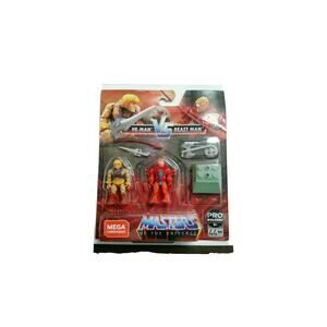 Mega Construx Pro Builders Masters of the Universe He-Man Vs Beast Man Ages 8+
